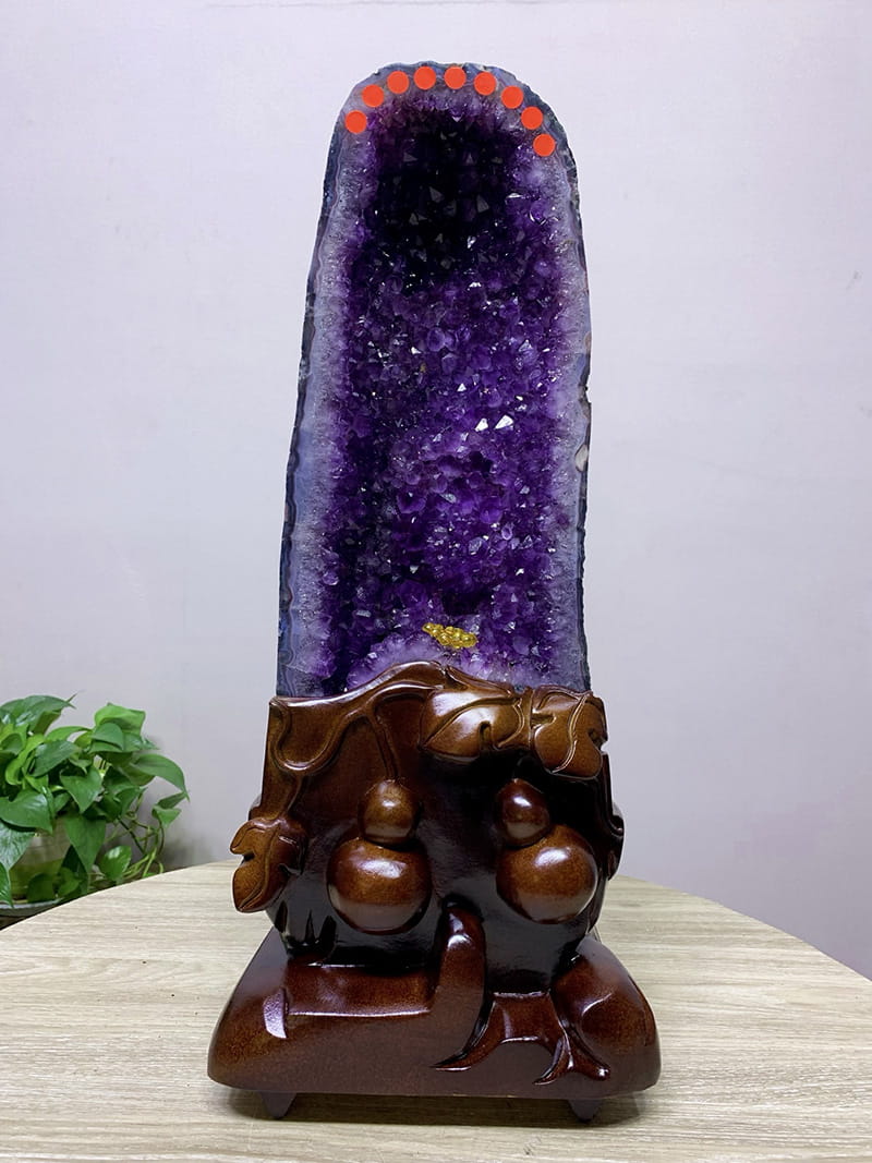 中级紫晶洞 紫晶洞品质分级通俗指南:四步法新手一眼看懂-玮晶山房