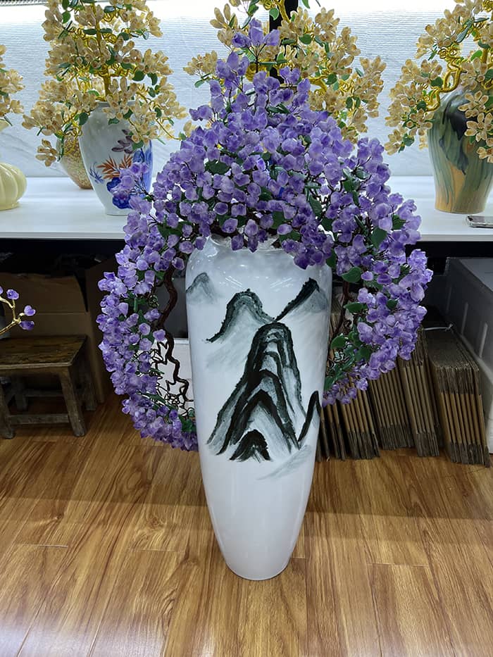 水晶发财树怎么选?碎石款和晶牙花瓶款有什么区别?-玮晶山房
